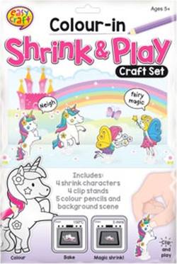 SHRINK ART AND PLAY SET - 4 ASSORTED STYLES*